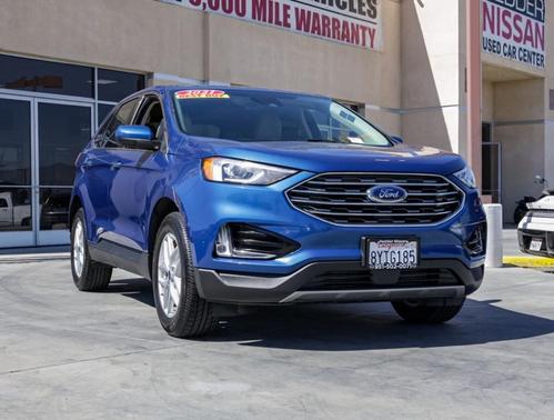 Blue Metallic 2021 Ford Edge SEL