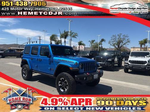 Hydro Blue Pearl 2022 Jeep Wrangler Unlimited Rubicon