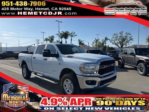 Bright White Clearcoat 2023 RAM 2500 Big Horn