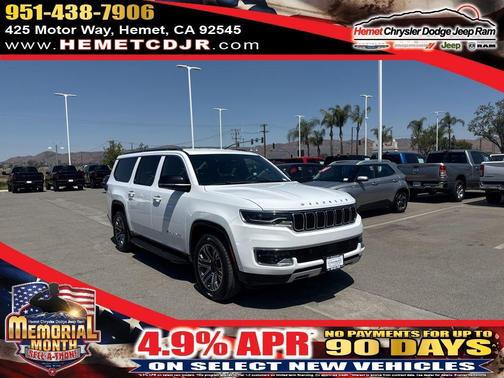 Bright White Clearcoat 2024 Jeep Wagoneer L Series II