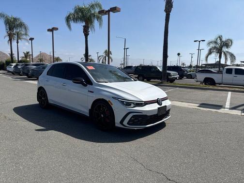 Opal White W / Black Roof 2024 Volkswagen Golf GTI 2.0T 380 Autobahn