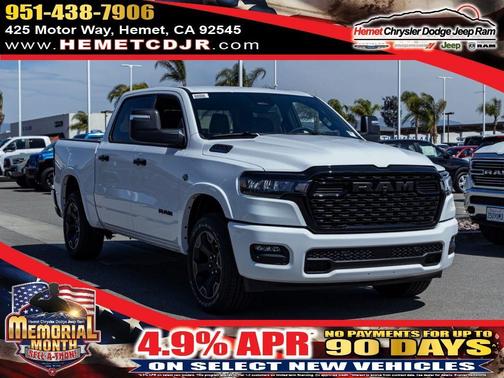 Bright White Clearcoat 2026 RAM 1500 Big Horn/Lone Star