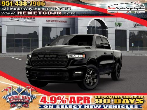 Diamond Black 2026 RAM 1500 Big Horn/Lone Star