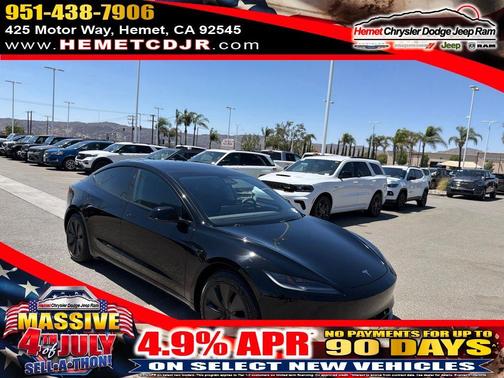 Black 2024 Tesla Model 3 Base