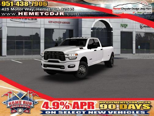 Bright White Clearcoat 2026 RAM 3500 Big Horn