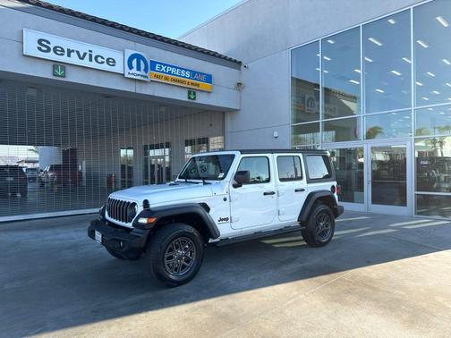 Bright White Clearcoat 2025 Jeep Wrangler Sport