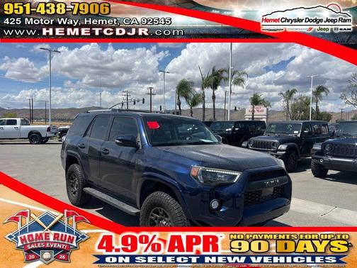 Nautical Blue Metallic 2020 Toyota 4Runner SR5 Premium