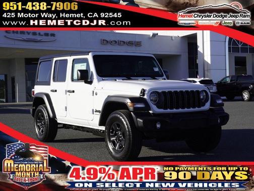 Bright White Clearcoat 2026 Jeep Wrangler Sport