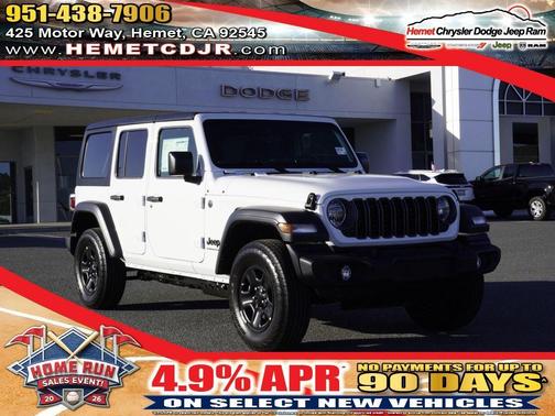 Bright White Clearcoat 2026 Jeep Wrangler Sport