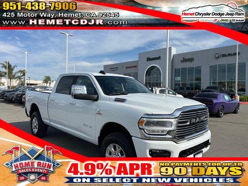 Pearl White 2024 RAM 2500 Laramie