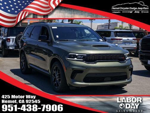 Green 2026 Dodge Durango GT HEMI V8