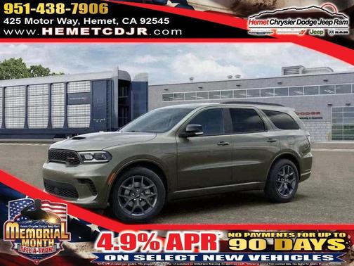 Green 2026 Dodge Durango GT HEMI V8