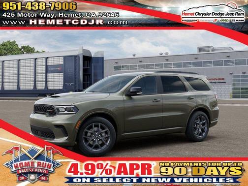 Green 2026 Dodge Durango GT HEMI V8