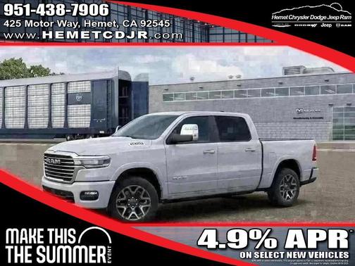 Bright White Clearcoat 2026 RAM 1500 Laramie