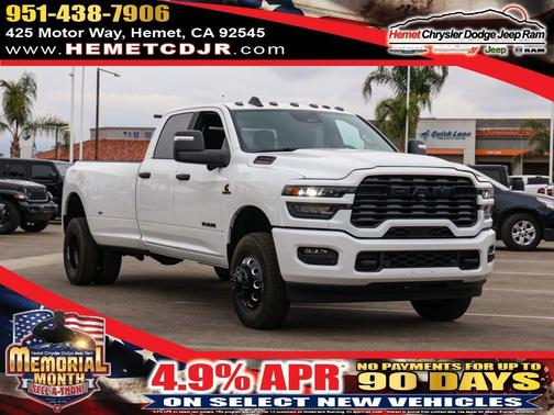 Bright White Clearcoat 2026 RAM 3500 Big Horn