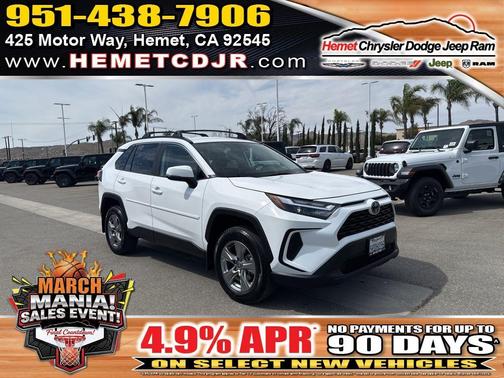 White 2024 Toyota RAV4 XLE