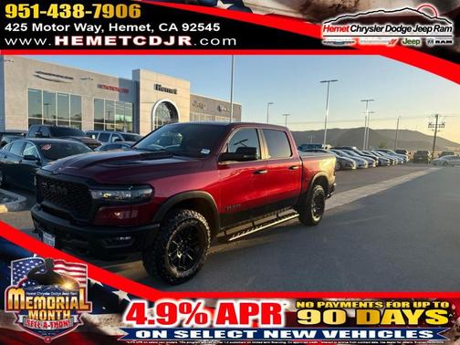 Delmonico Red Pearlcoat 2025 RAM 1500 Rebel
