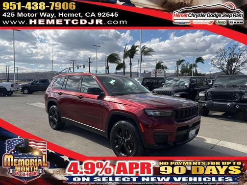 Velvet Red Pearlcoat 2023 Jeep Grand Cherokee L Laredo