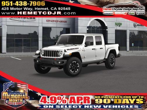 Bright White Clearcoat 2026 Jeep Gladiator Rubicon