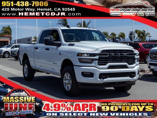 Bright White Clearcoat 2026 RAM 2500 Big Horn