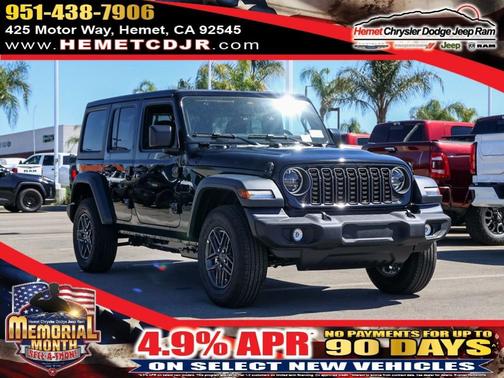 Black Clearcoat 2026 Jeep Wrangler Sport