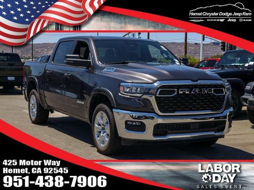 Granite Crystal Clearcoat Metallic 2026 RAM 1500 Big Horn