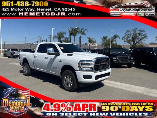 Bright White Clearcoat 2024 RAM 2500 Laramie