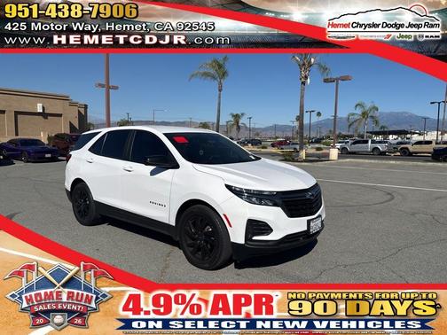 Summit White 2024 Chevrolet Equinox LS