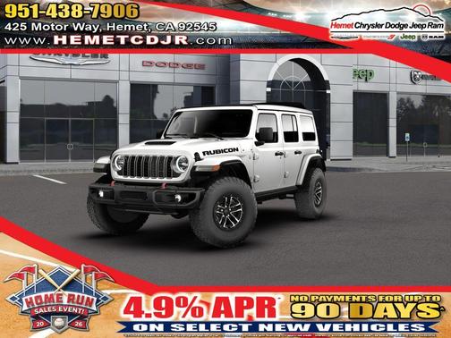 Bright White Clearcoat 2026 Jeep Wrangler Rubicon