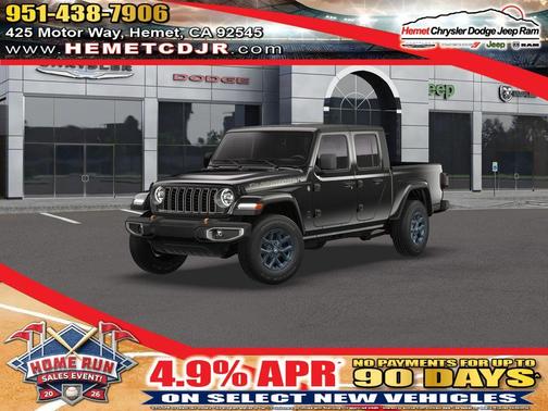Black Clearcoat 2026 Jeep Gladiator 85th Anniversary Edition