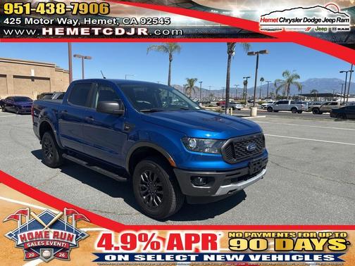 Lightning Blue 2019 Ford Ranger XLT