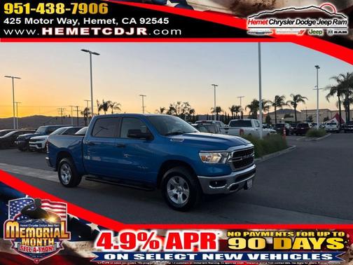 Hydro Blue Pearlcoat 2023 RAM 1500 Big Horn