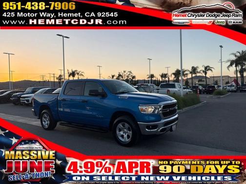 Hydro Blue Pearlcoat 2023 RAM 1500 Big Horn