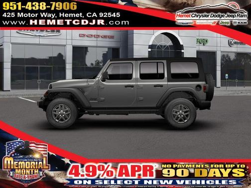 Granite Crystal Clearcoat Metallic 2026 Jeep Wrangler Sport