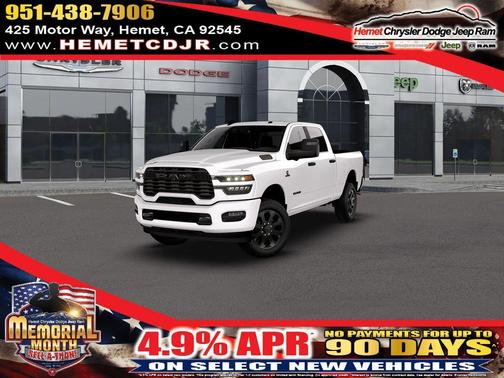 Bright White Clearcoat 2026 RAM 2500 Big Horn