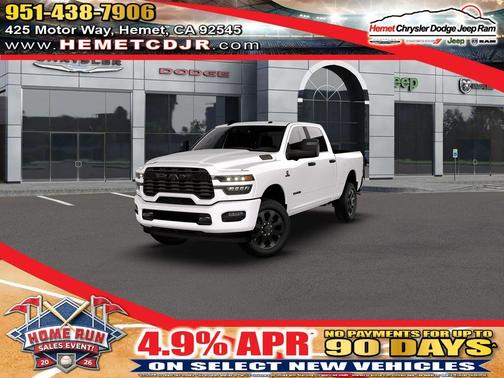 Bright White Clearcoat 2026 RAM 2500 Big Horn