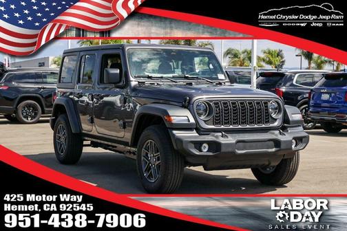 Granite Crystal Clearcoat Metallic 2026 Jeep Wrangler Sport