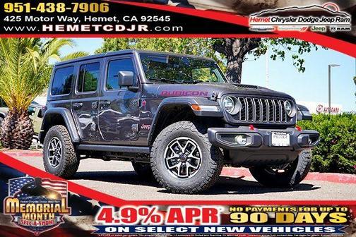 Granite Crystal Clearcoat Metallic 2026 Jeep Wrangler Rubicon