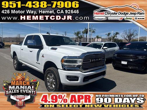 Pearl White 2024 RAM 2500 Laramie