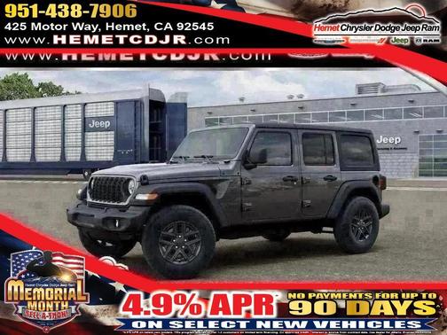 Granite Crystal Clearcoat Metallic 2026 Jeep Wrangler Sport