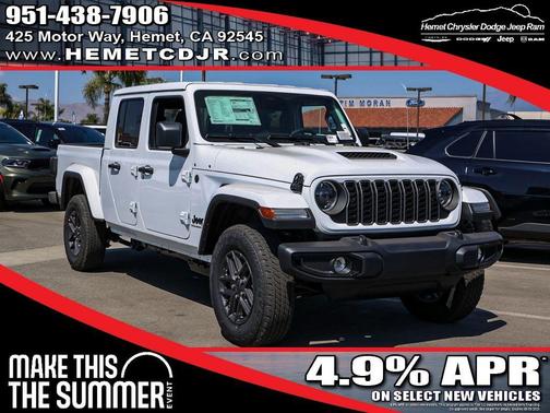 Bright White Clearcoat 2026 Jeep Gladiator Sport