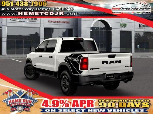 Bright White Clearcoat 2026 RAM 1500 Rebel