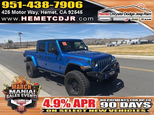 Hydro Blue Pearlcoat 2020 Jeep Gladiator Rubicon