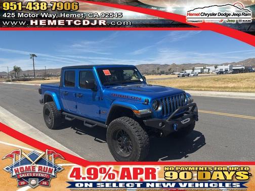 Hydro Blue Pearlcoat 2020 Jeep Gladiator Rubicon