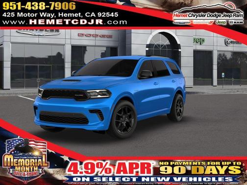 Blue 2026 Dodge Durango GT HEMI V8