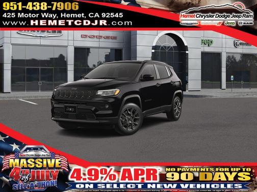 Diamond Black 2026 Jeep Compass Latitude