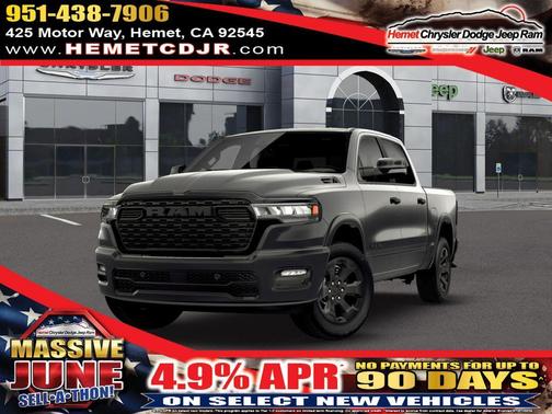 Granite Crystal Clearcoat Metallic 2026 RAM 1500 Big Horn/Lone Star