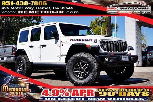 Bright White Clearcoat 2026 Jeep Wrangler Rubicon