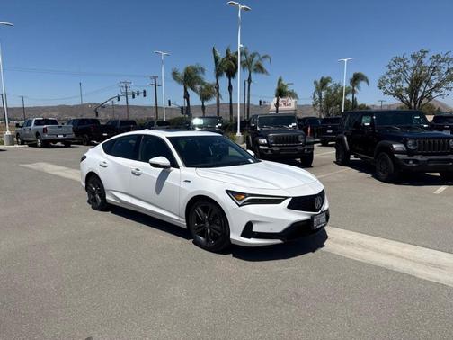Platinum White Pearl 2024 Acura Integra A-Spec Technology