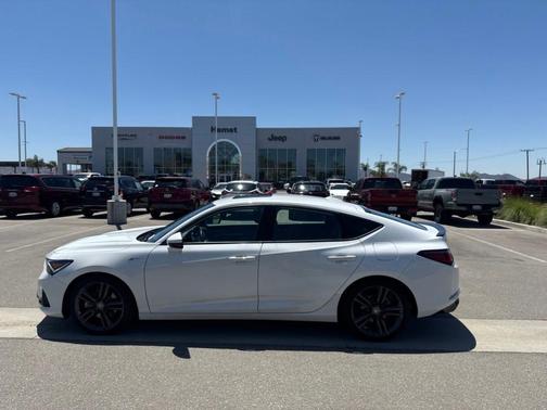 Platinum White Pearl 2024 Acura Integra A-Spec Technology